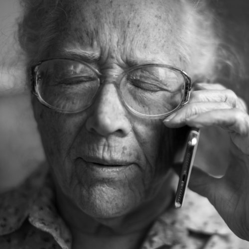 Older woman Nottingham On call