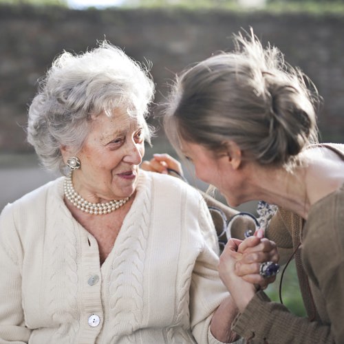 Two People one with dementia
